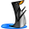 Pinguino a 32x32 pixel