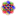 Fiore Arcobaleno a 16x16 pixel