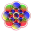 Fiore Arcobaleno a 32x32 pixel