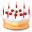 Torta Compleanno a 32x32 pixel