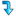 Freccia Azzurra Basso a 16x16 pixel