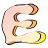 Lettera E a 48x48 pixel