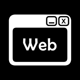 Browser Web Internet a 256x256 pixel