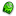 Pakman Verde a 16x16 pixel