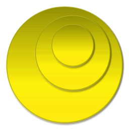 Cerchi Concentrici Rossi a 256x256 pixel