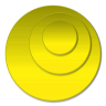 Cerchi Concentrici Rossi a 96x96 pixel
